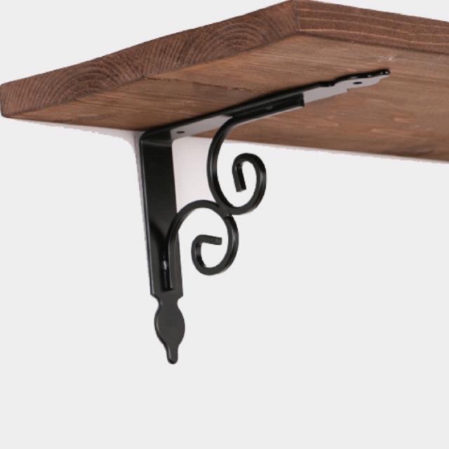 Bracket L - Black for wall shelves rack | Shopee Malaysia
