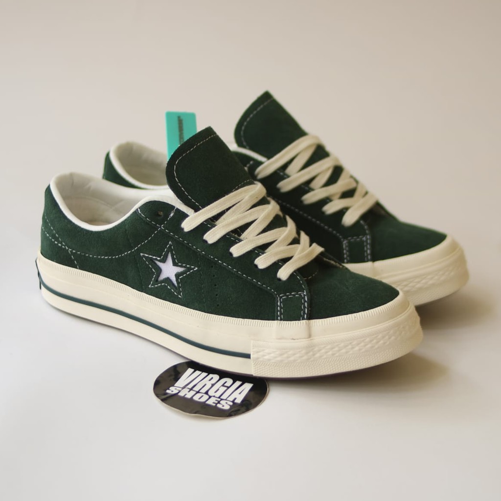 One star converse clearance green