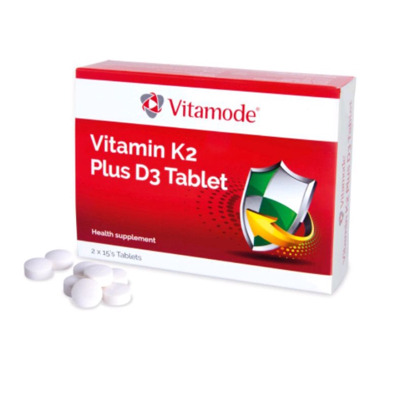 Vitamode Vitamin K2 Plus D3 Tablet (2 x 15's) exp 11/2026 | Shopee Malaysia