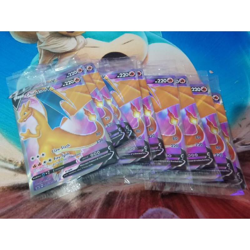 Pokemon TCG Charizard V Full Art Promo Sealed Champion Path ETB Promo  SWSH050 | Shopee Malaysia