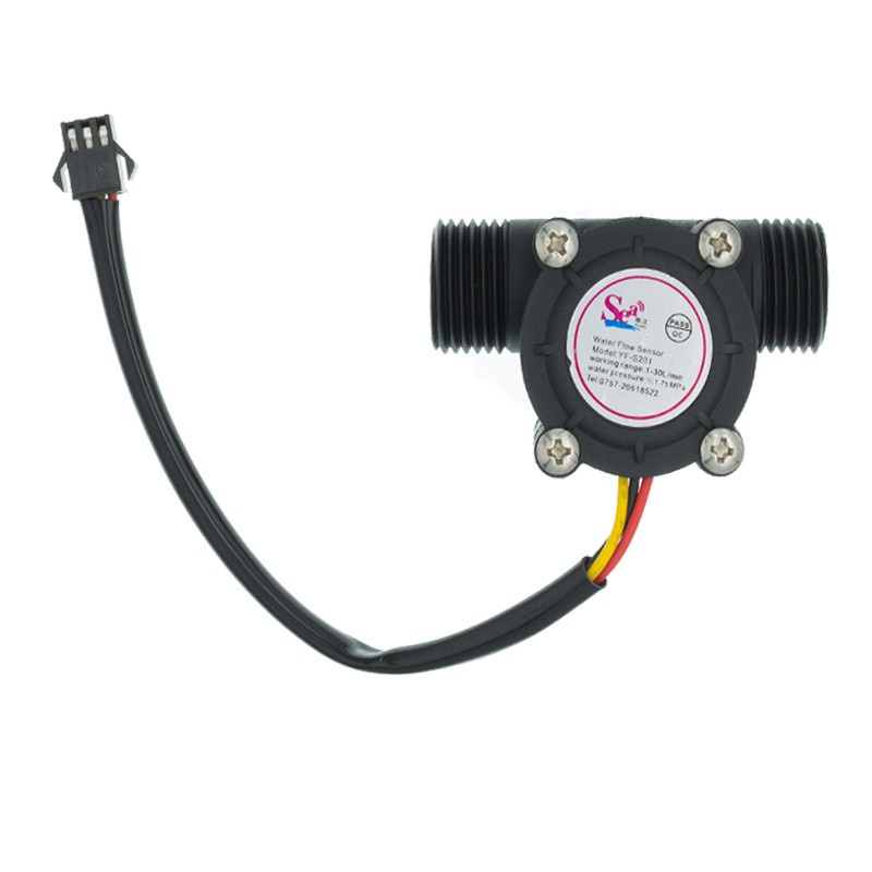 YF-S201 Water Flow Sensor DN15 1-30 L. Per Minute Size 1/2 Inch Or 4 ...