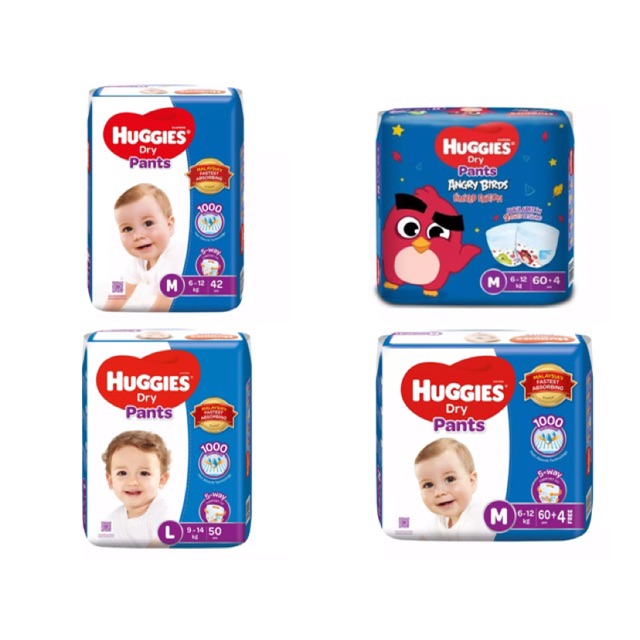 Huggies Dry Pants M & L Size Shopee Malaysia