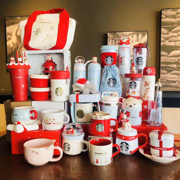 Starbucks christmas store mugs