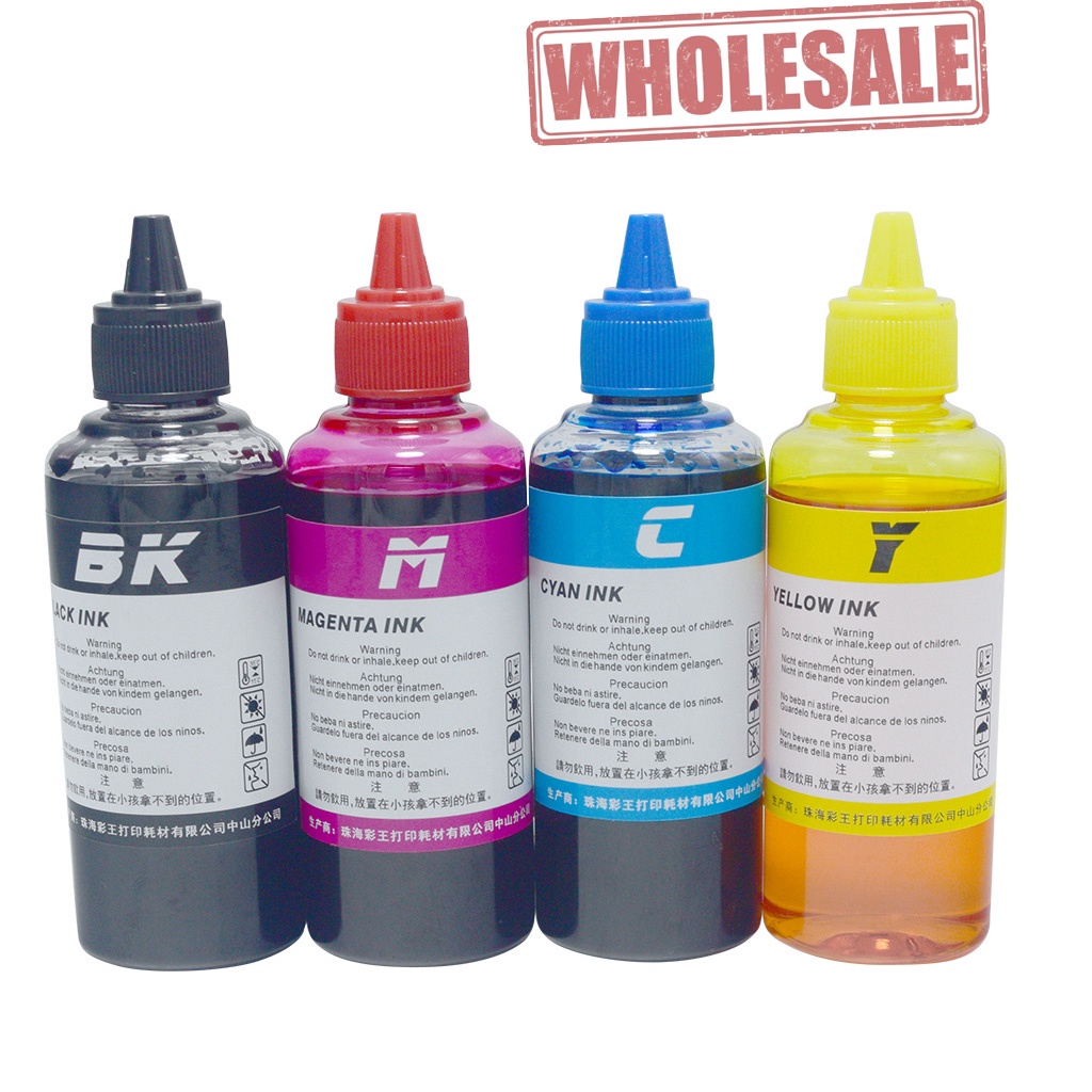 Universal Inkjet Printer Refill Ink 100ml Black / Cyan / Magenta ...