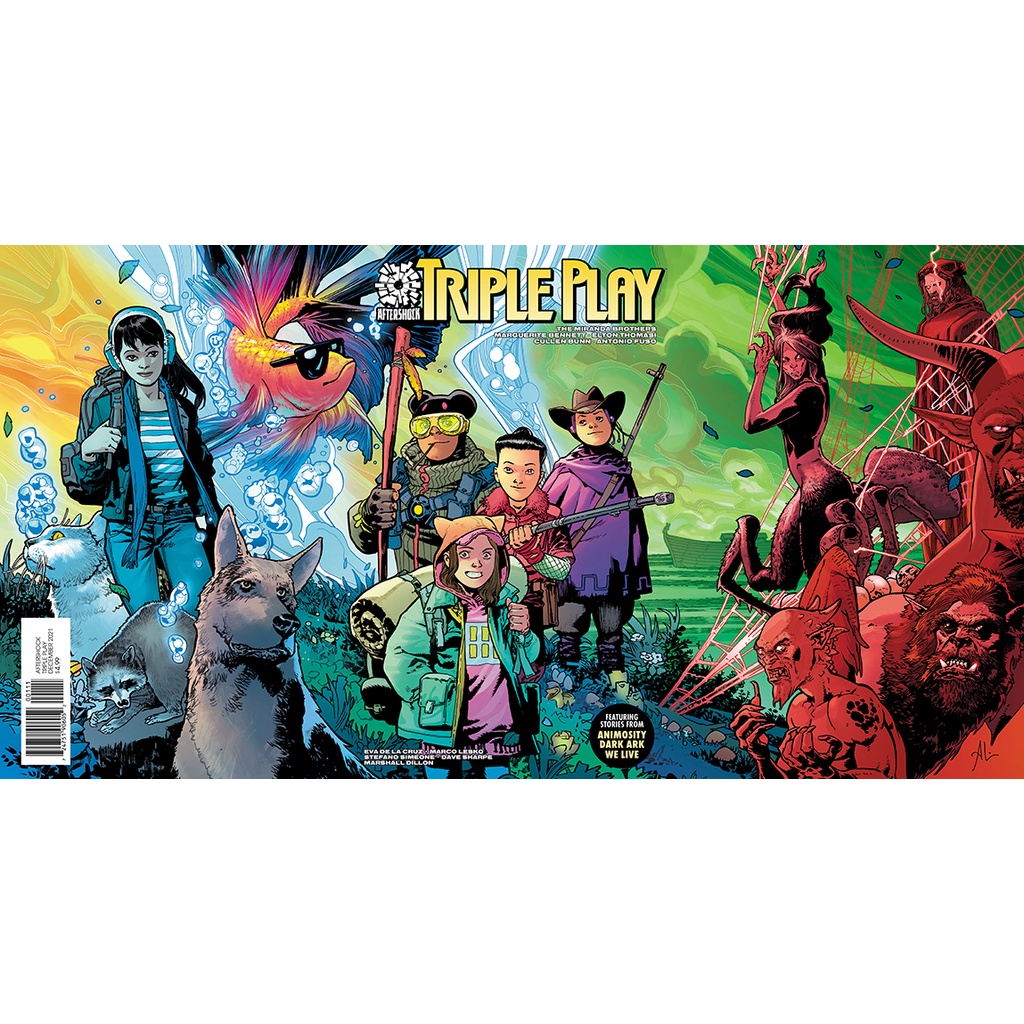 AFTERSHOCK TRIPLE PLAY 3 STORIES IN ONE ORIGINAL COMIC | Shopee Malaysia