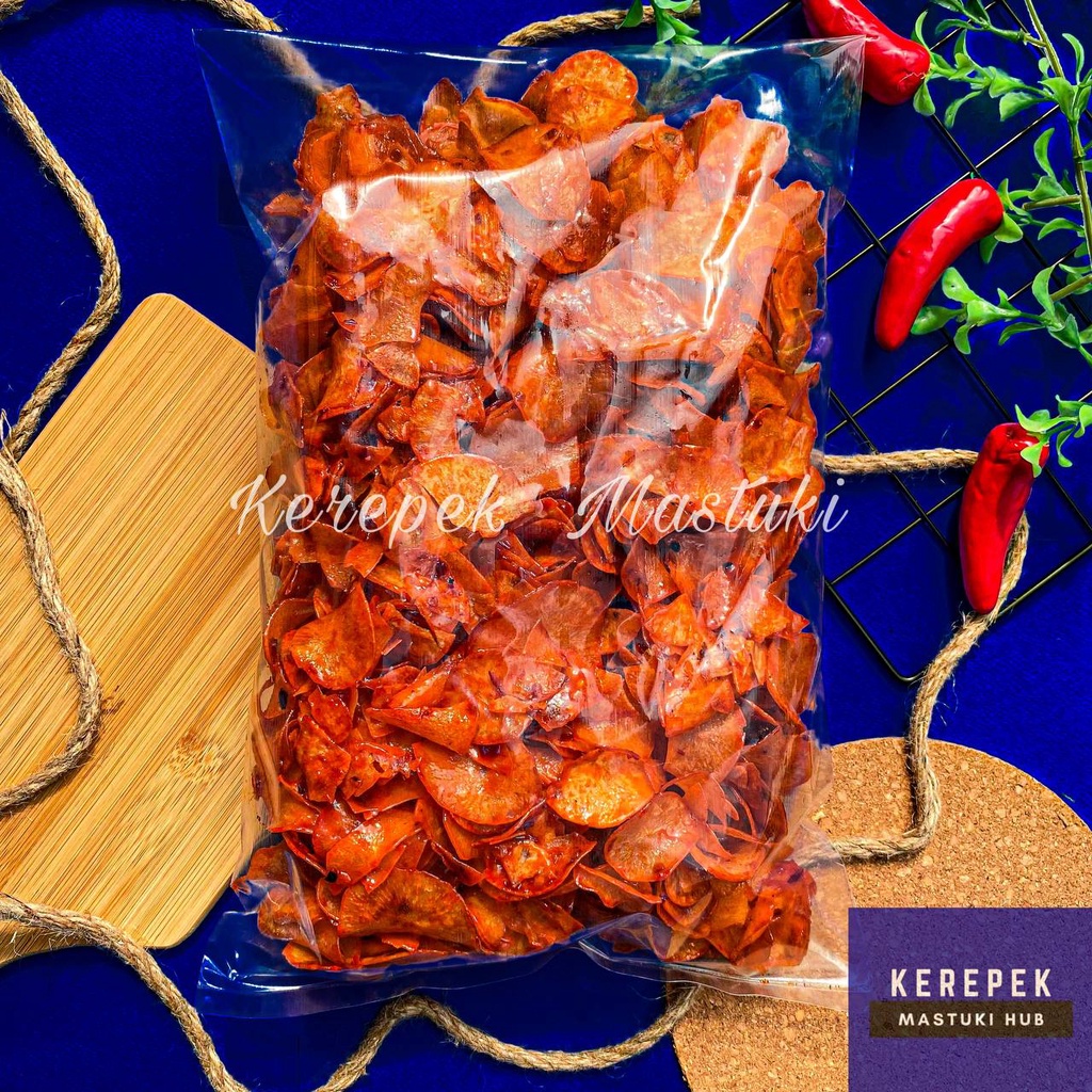 Kerepek Ubi Pedas Basah 150gram 500 Gram 1 Kg 𝙆𝙚𝙧𝙚𝙥𝙚𝙠 𝙈𝙖𝙨𝙩𝙪𝙠𝙞