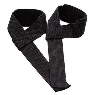 MRX Weight Lifting Gym Bar Straps - Strenght Training Dead Lift  Bodybuilding Strap Black 