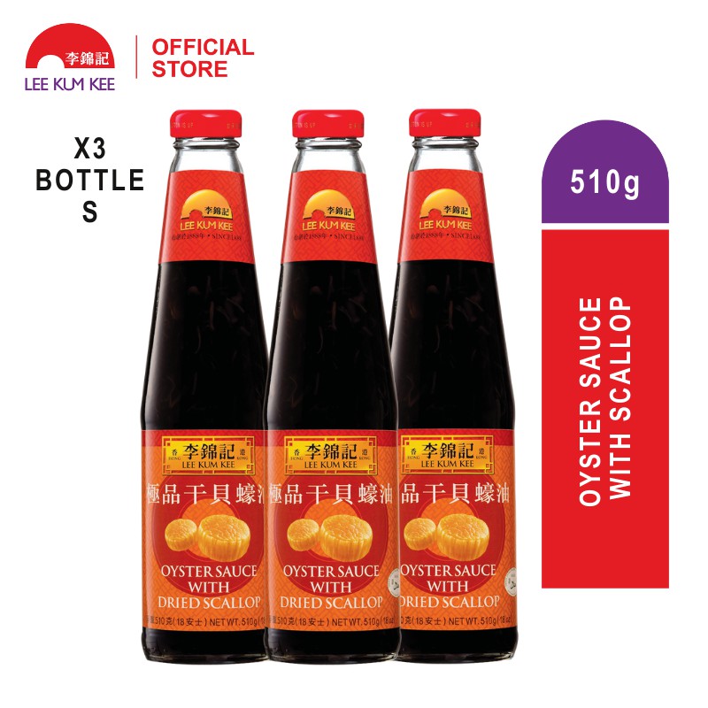[Bundle] Lee Kum Kee Oyster Sauce with Dried Scallop (510g x 3