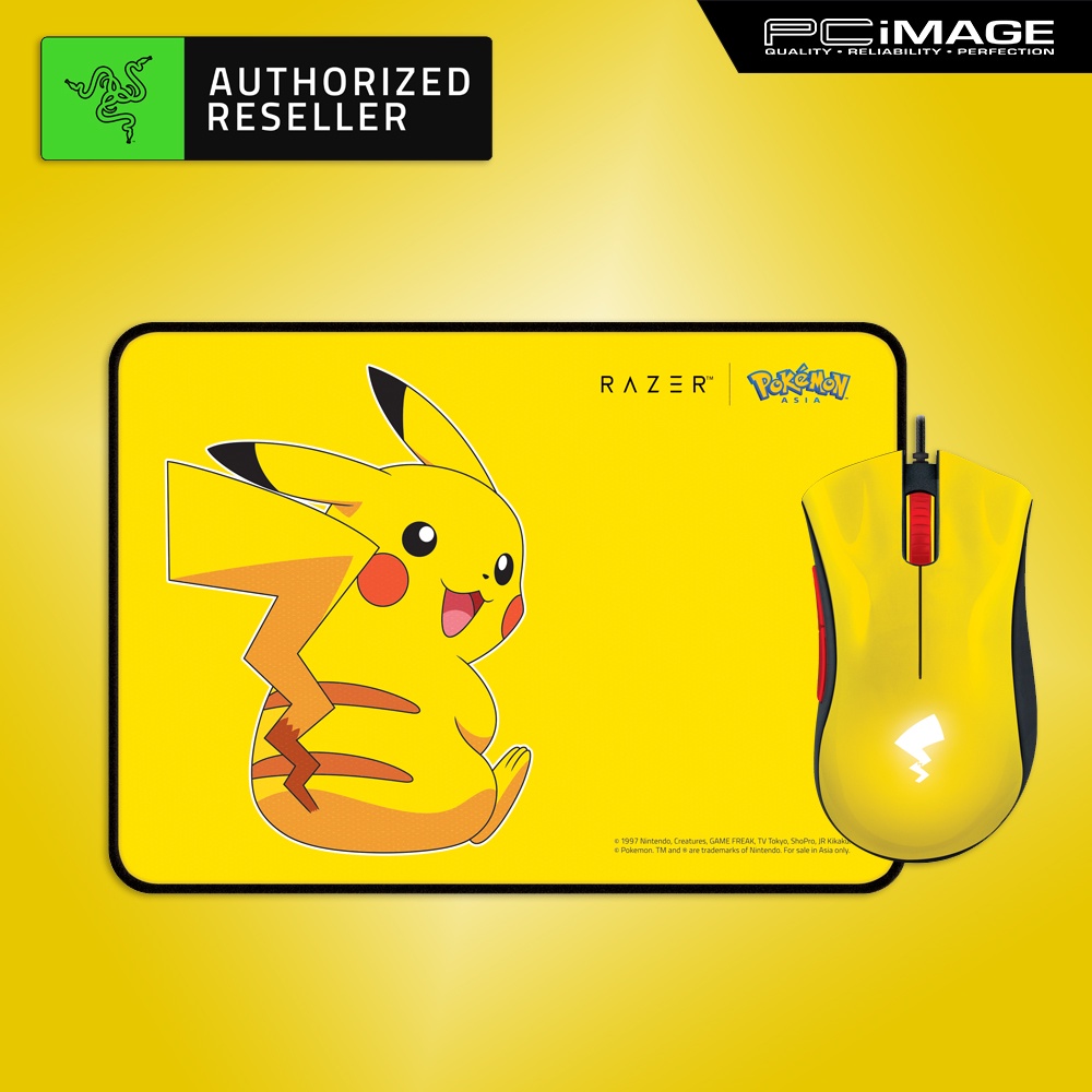 RAZER Pokemon Pikachu Edition Gaming Mouse with Mousepad | Shopee Malaysia