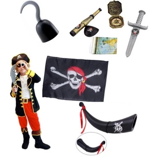 Malaysia Seller ~ Pirate Costume Set B For Adult