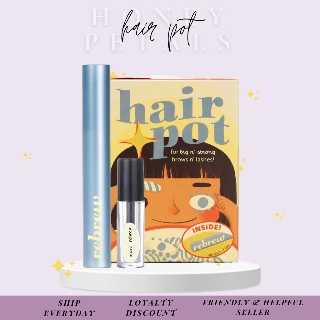 HAIR POT Rebrew Lash N' Brow Serum Micro Rebrew Shopee Malaysia