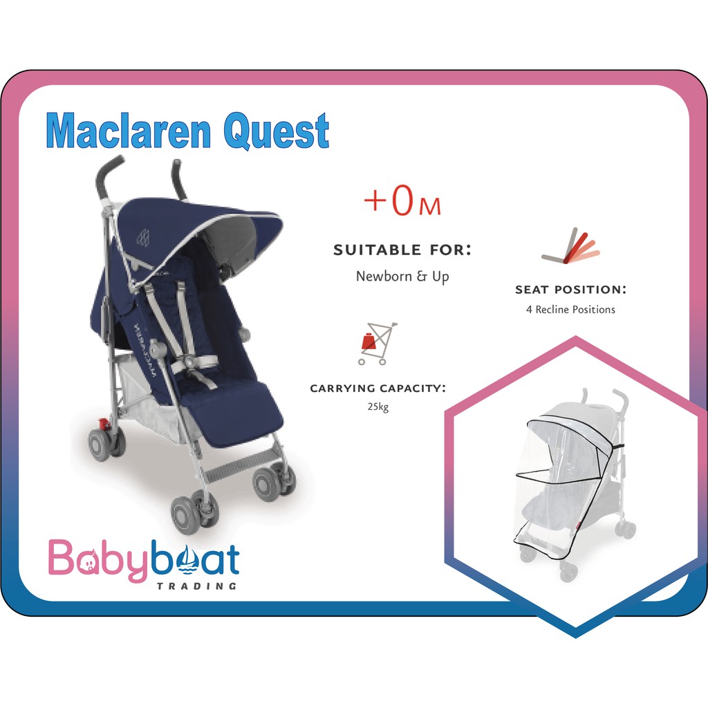 Maclaren quest hot sale recline