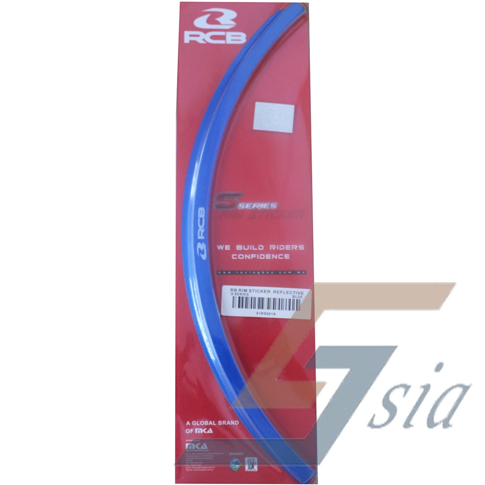 Racing Boy Rim Sticker Reflective (Blue) | Shopee Malaysia