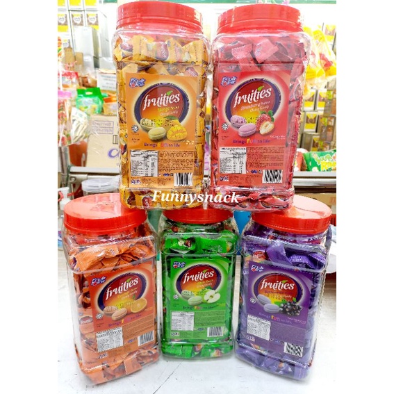 1KG Fruit Plus Chewy Candy Gula Gula Fruit Point HALAL Gula Lembut 5