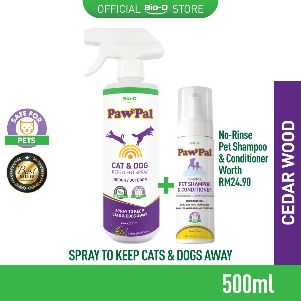 lifebuoy*dettol* BioD PawPal Cat & Dog Repellent Spray (Indoor/Outdoor