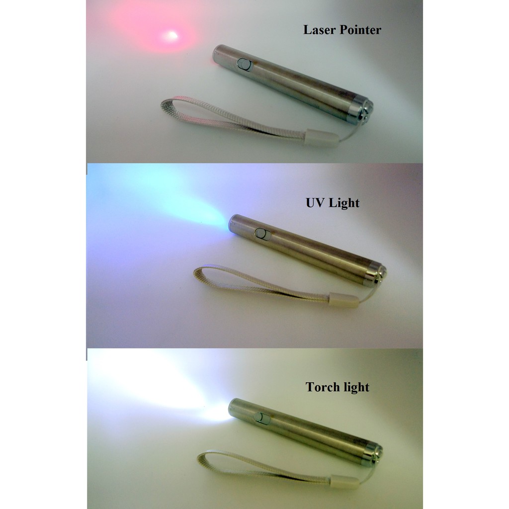 Laser Pointer LED Torch light UV Flashlights AAA Battery | Shopee Malaysia