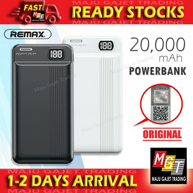 I'm selling 100% Original Remax 20000mAh Powerbank Dual Port Portable ...