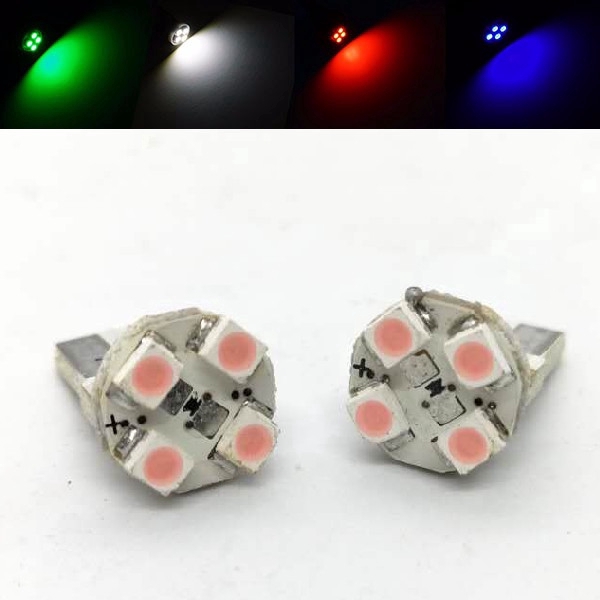 2PCS Car Cob T10 4Led 5W5 Bulb Car Parking Led Light Bulb Dome Light Plate Light Tail Light Viva