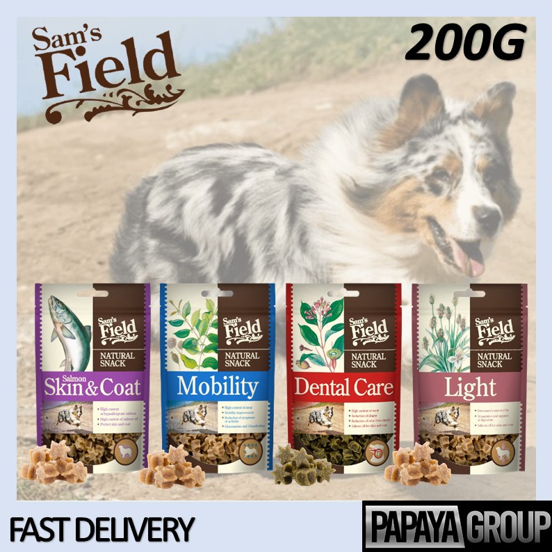 SAM'S FIELD natural dog snack 200g Dog snack / Dog Treat ( salmon