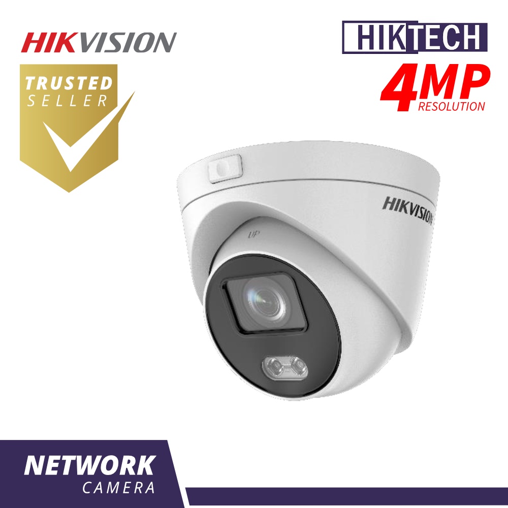 Hikvision DS-2CD2347G2-LU(C) 4MP ColorVu Fixed Dome Network Camera ...