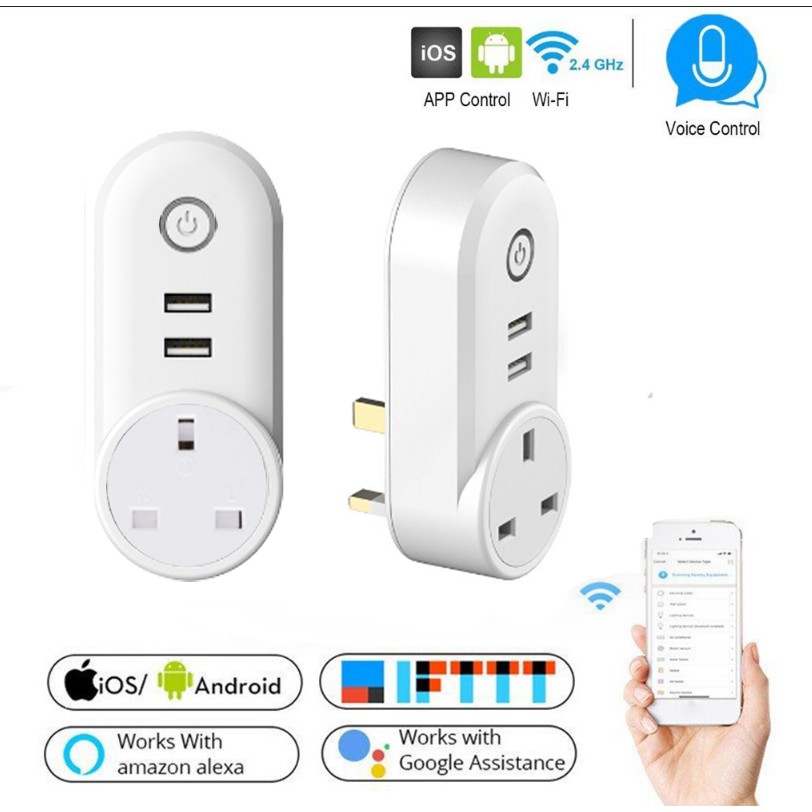Smart Plug Mini WiFi Outlet Works with Amazon Alexa Google Home ...