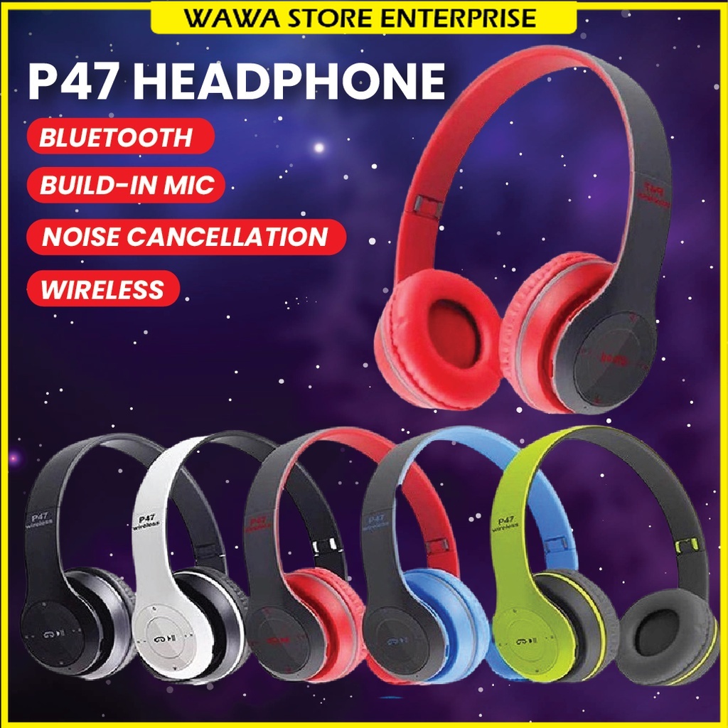 P47 Power Bass MP3 / RadioFM with Button Control Wireless Bluetooth