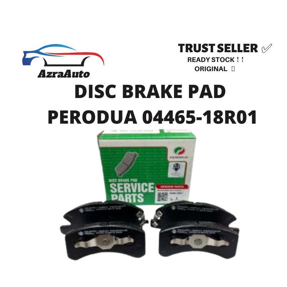 Perodua Disc Brake Pad 0446518R01 Sesuai Untuk Perodua Viva FRT