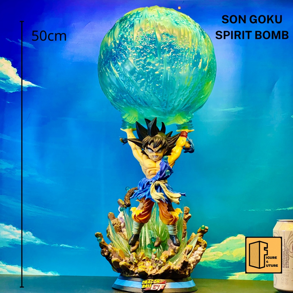 Goku Model Goku Uses A Super Sharp Sutra With LED Lights 50cm High
