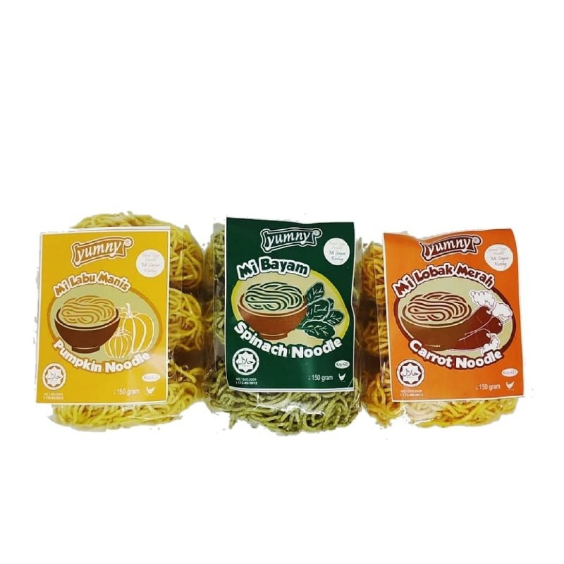 YUMNY MEE SAYUR (Labu / Carrot / Bayam) | Shopee Malaysia