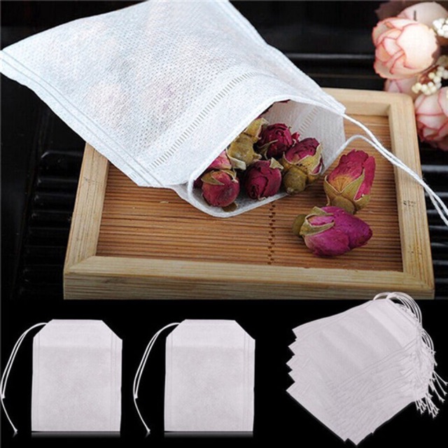 Tea Bag 9x10 cm With Rope (100 Pieces) | Shopee Malaysia