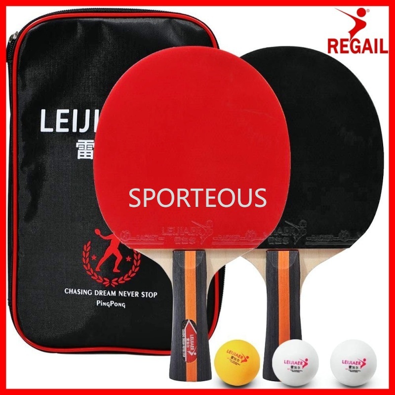 🇲🇾 READY STOCK Regail Ping Pong Racket 1301 Professional Table Tennis ...