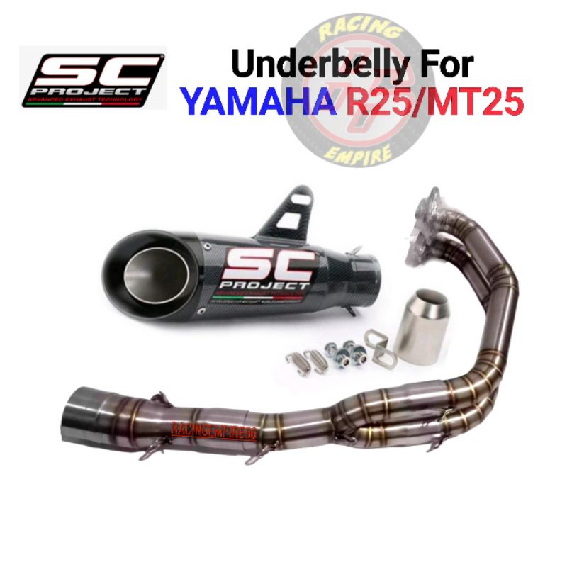 Yamaha shop r25 exhaust