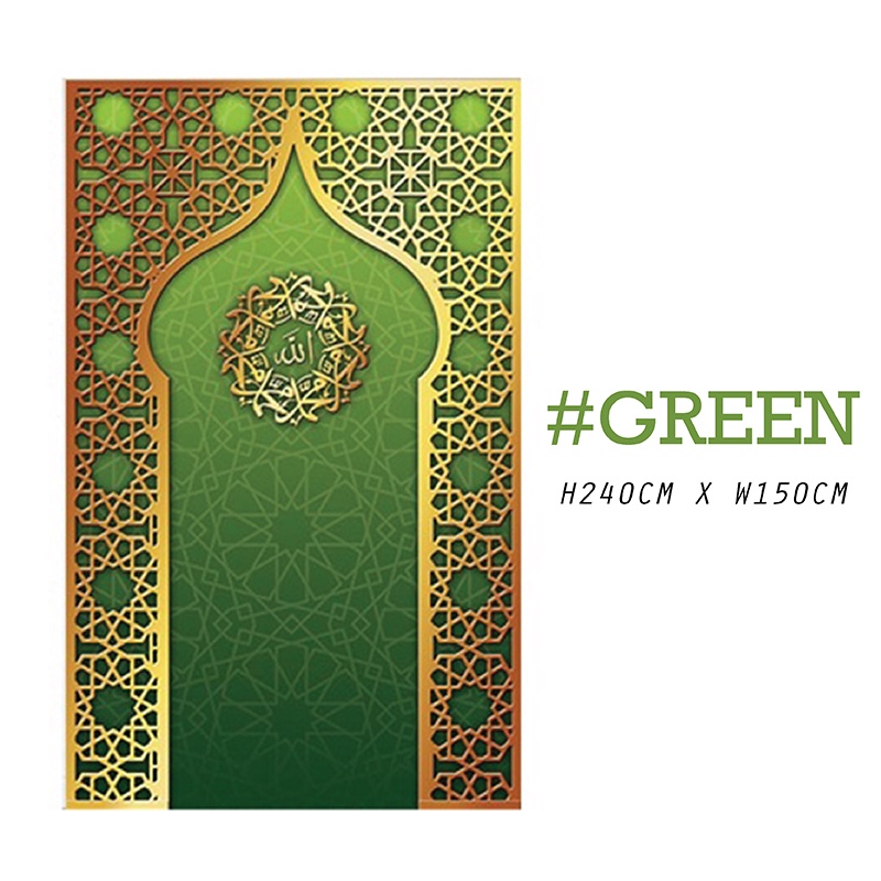 Mihrab wall sticker wall deco sticker sembahyang high quality Islamic ...