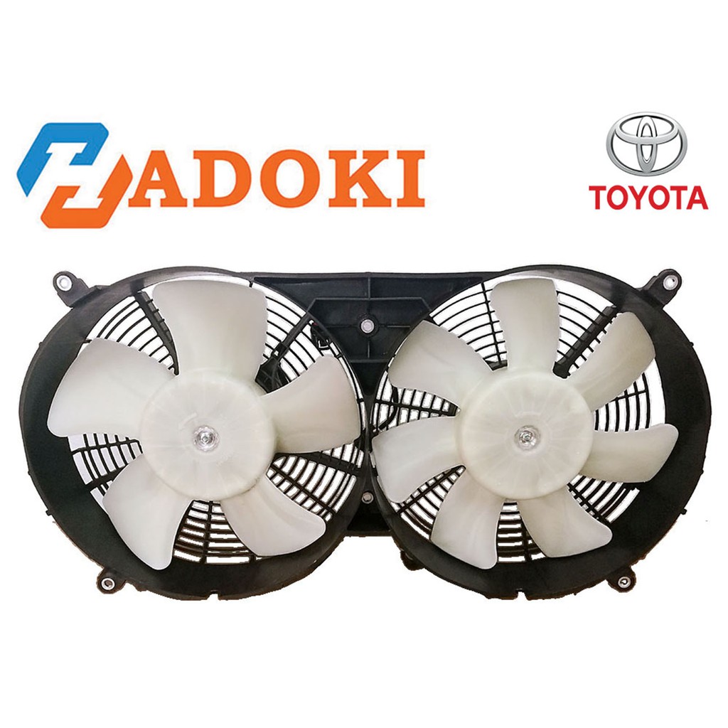TOYOTA HIACE KDH200 2007-2014 COOLING RADIATOR FAN ASSY (DENSO TYPE ...