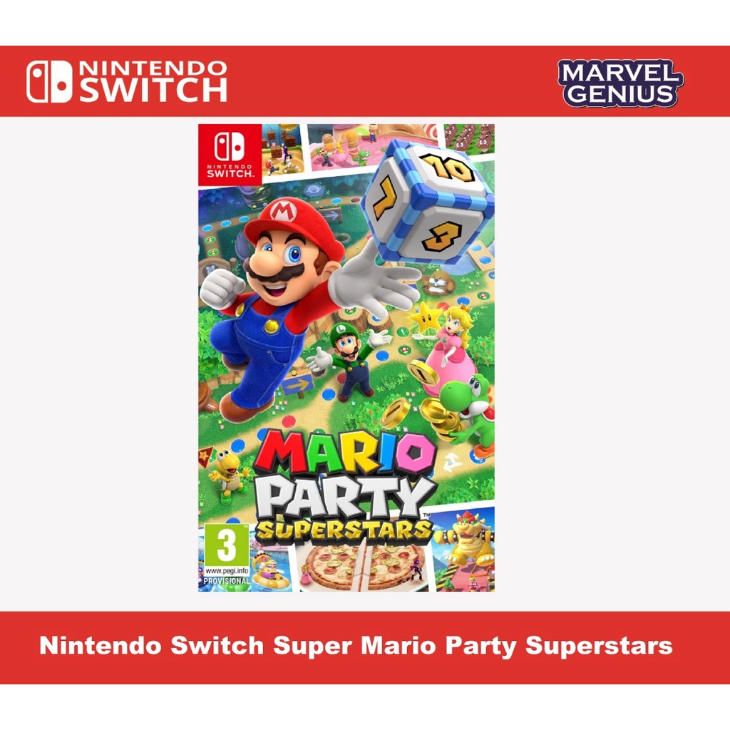 NSW NS Nintendo Switch GAME Mario Party Superstars SUPER STAR SUPERSTAR ...