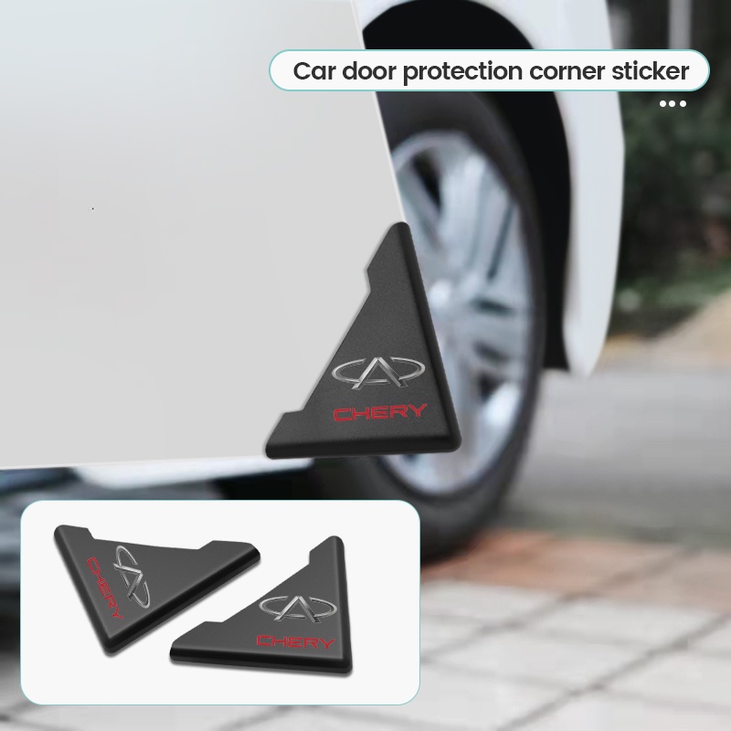 2/4Pcs Car Door Corner Cover Bumper Crash Anti-Scratch Protection ...