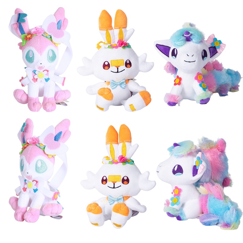 Filling Cotton Pp Plush Toy Pokemon Sylveon Rainbow Scorbunny Horse