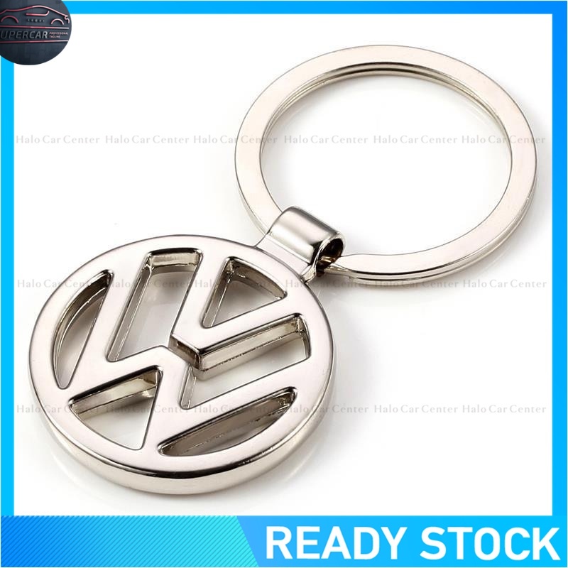 SC Car Styling Stainless Steel Metal Volkswagen VW Car Logo Keychain ...