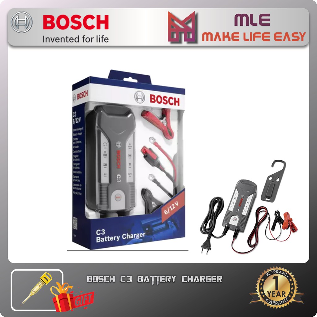 ETA ON MID JULY Bosch C3 Battery Charger 6V/12V FOC TEST PEN