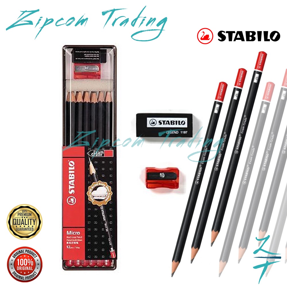 STABILO Micro 288 Exam Grade 2B Pencil With Plastic Casing ( 288 ...