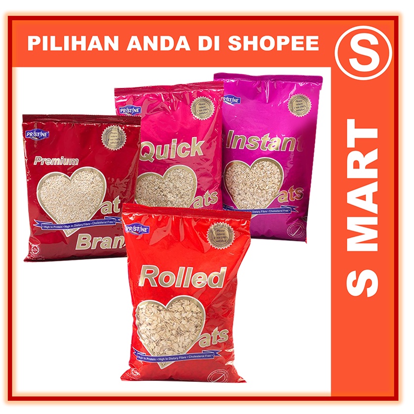 Pristine Oats (Rolled Oats/Instant Oats/Quick Oats/Oat Bran) exp 2024