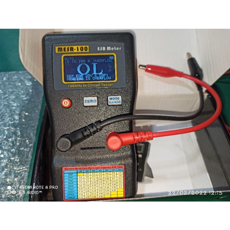 Mesr100 mesr 100 mesr-100 Capacitor esr meter V2 | Shopee Malaysia