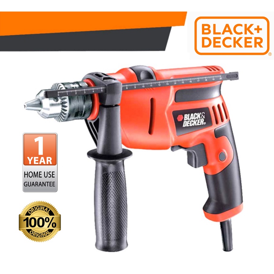 BLACK DECKER KR704REK A7066 B1 POWER TOOL 710W 13MM VSR HAMMER DRILL WITH KITBOX ACCESSORIES PENUKUL GERUDI SAFETY