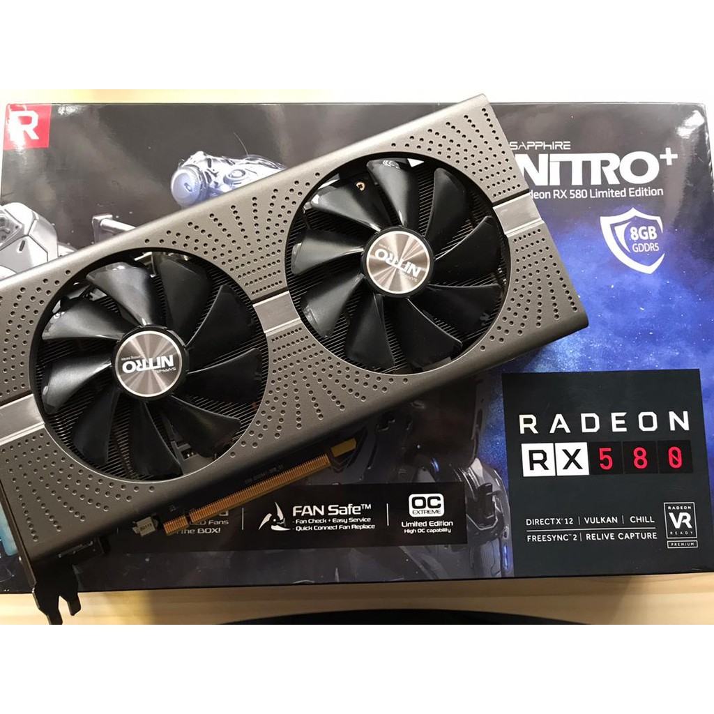 Sapphire radeon rx hot sale 580 8gb nitro+