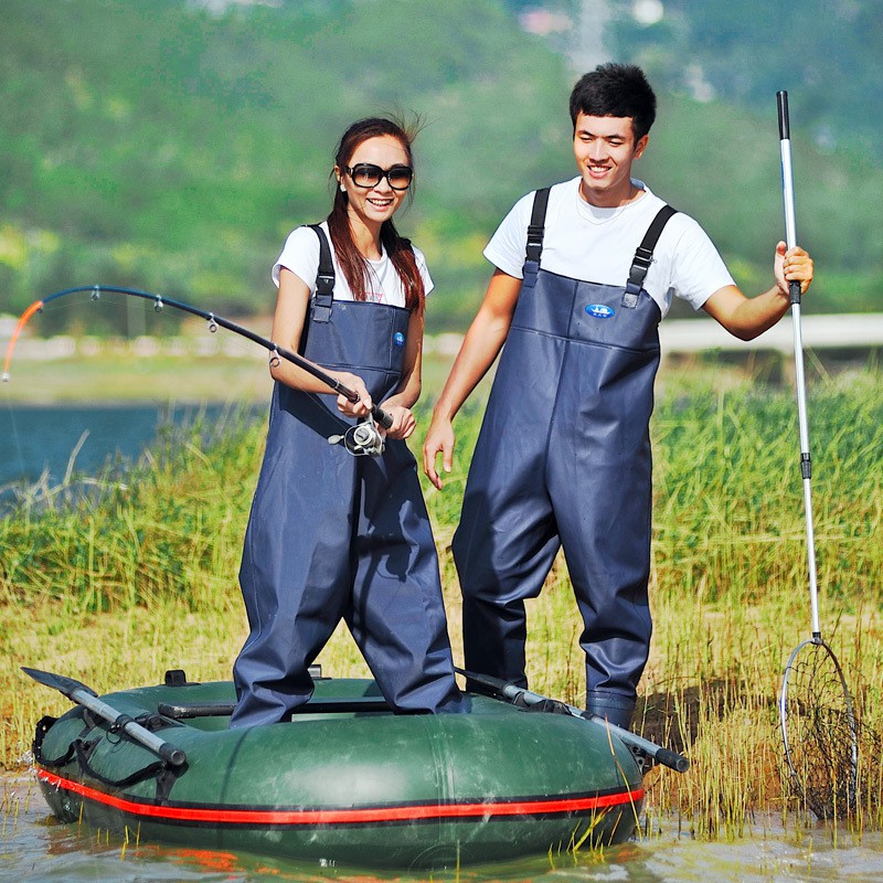 Men Waterproof Overall Fishing Water Outdoor Sleeveless Pants With Rainboots Shopee Malaysia