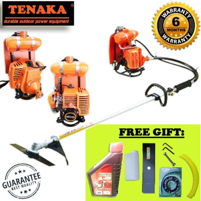 Okazawa Tenaka Bg328 Backpack Gasoline Brush Cutter Free 2t Oil , Nylon 