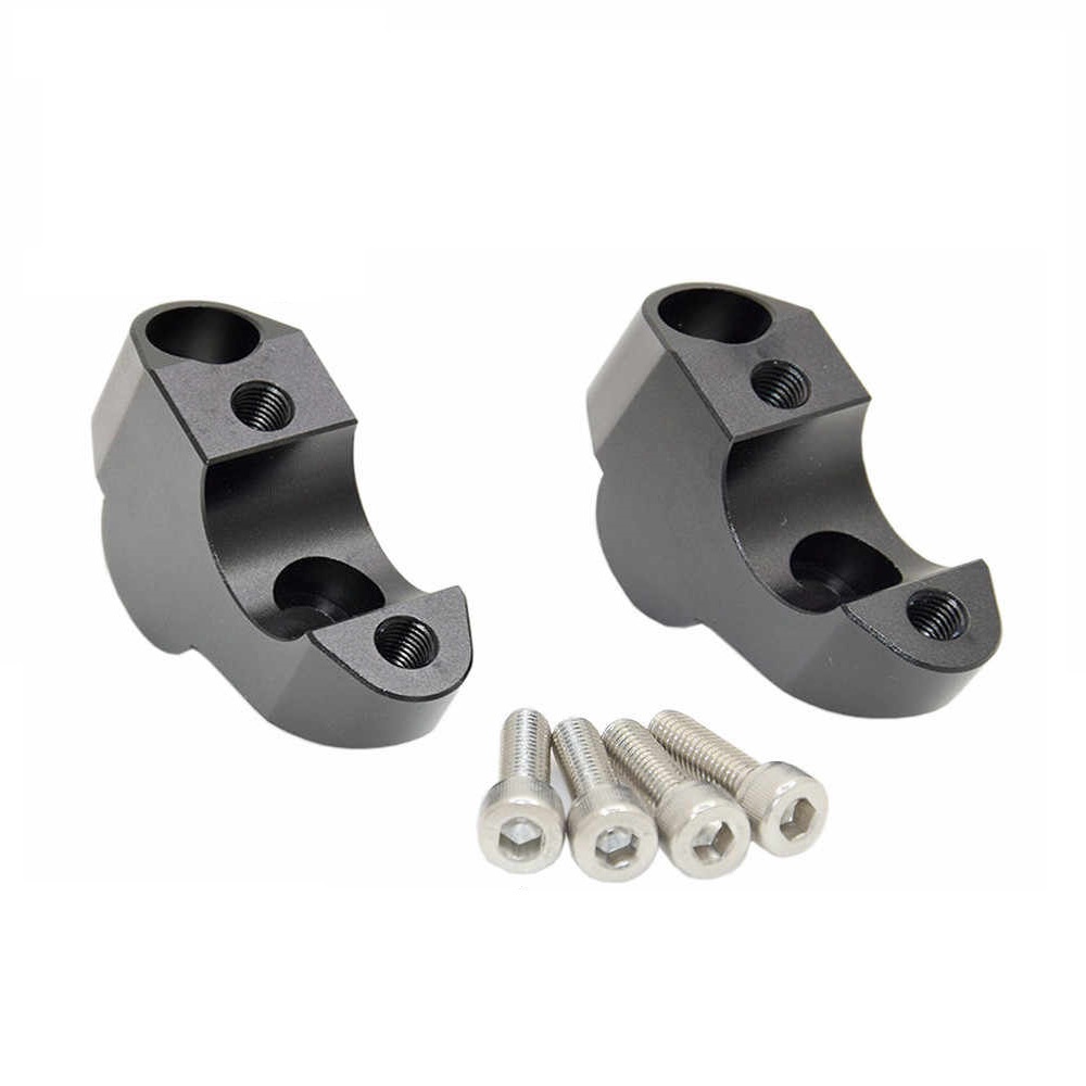 Black Vertical Handlebar Riser For KTM 390 Adventure – Adjusts Riding Position For Comfort