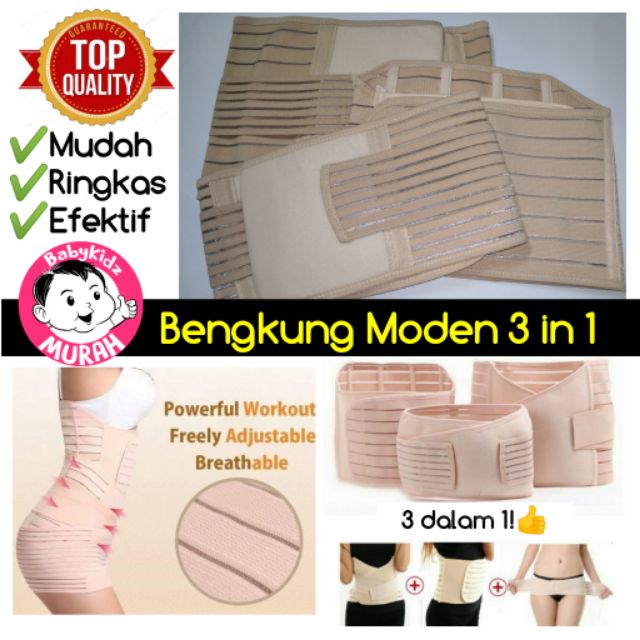 Bengkung Moden 3 IN 1 (Postpartum Abdomen 3 in 1) / Bengkung Czer ...