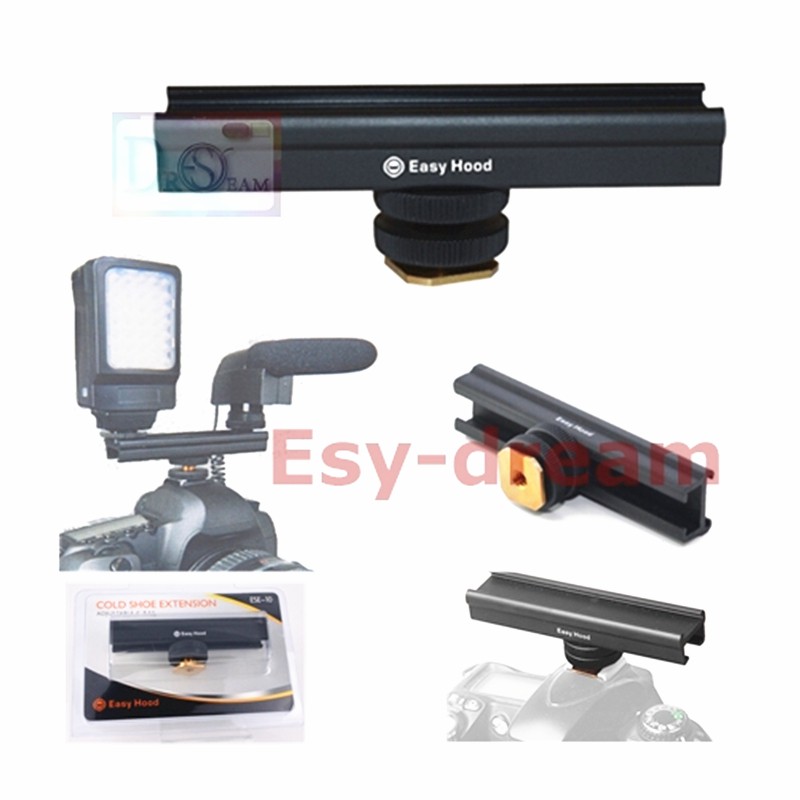 10cm Flash Bracket Cold Shoe Rail Slider for Speedlite Led Light Mic