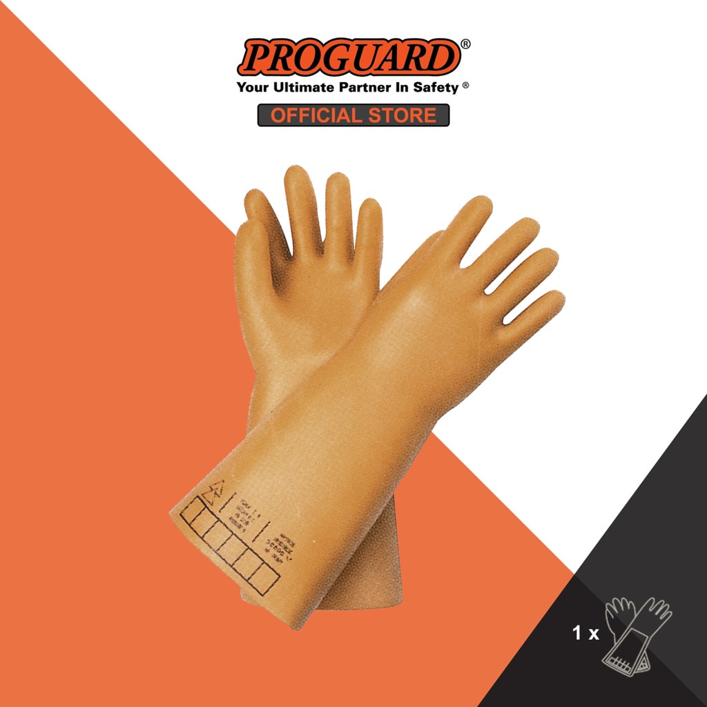 Proguard Elsec Insulation Glove Electrical Glove Natural Latex Glove ...